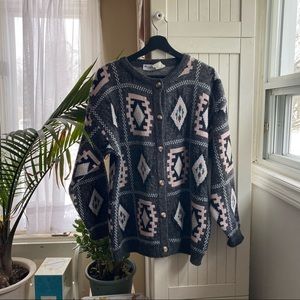 Vintage wool-blend oversized sweater 🍻❤️❄️